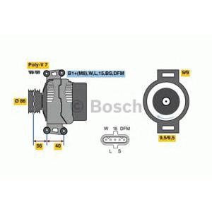 алтернатор BOSCH 0 986 049 320 