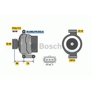 алтернатор BOSCH 0 986 049 980