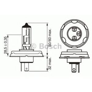 крушка за дълги светлини BOSCH 1 987 302 021 