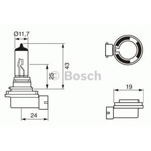 крушка с нагреваема жичка, фар за мъгла BOSCH 1 987 302 084 