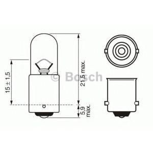 крушка за светлини купе BOSCH 1 987 302 207