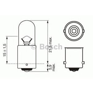 крушка за светлини купе BOSCH 1 987 302 207 