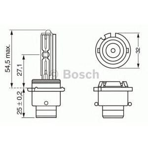 крушка с нагреваема жичка, главни фарове BOSCH 1 987 302 903 