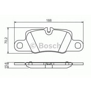накладки BOSCH 0 986 494 431 