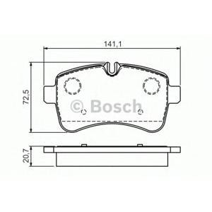 накладки BOSCH 0 986 494 460