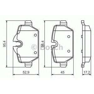 накладки BOSCH 0 986 494 461 