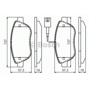 накладки BOSCH 0 986 494 464