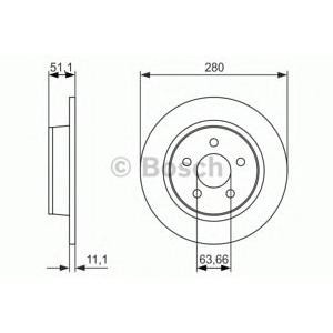 спирачен диск BOSCH 0 986 479 762