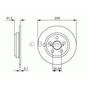 спирачен диск BOSCH 0 986 479 766