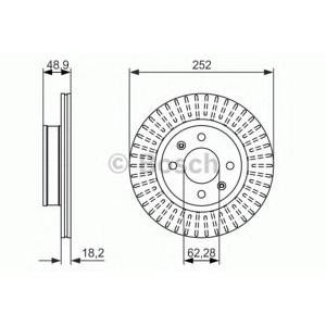 спирачен диск BOSCH 0 986 479 770