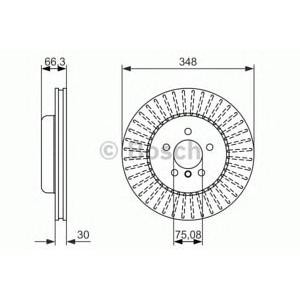 спирачен диск BOSCH 0 986 479 772