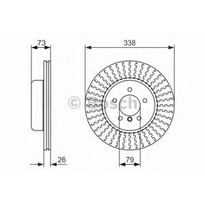 спирачен диск BOSCH 0 986 479 773