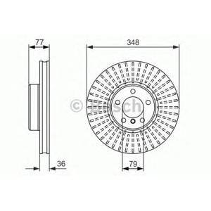 спирачен диск BOSCH 0 986 479 774