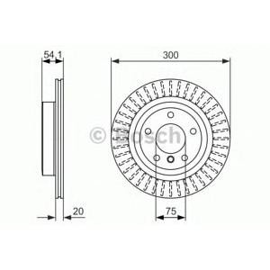 спирачен диск BOSCH 0 986 479 775