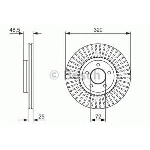спирачен диск BOSCH 0 986 479 794