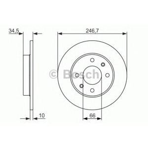 спирачен диск BOSCH 0 986 479 827
