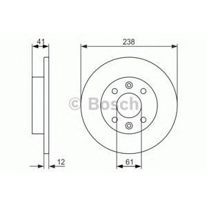 спирачен диск BOSCH 0 986 479 831
