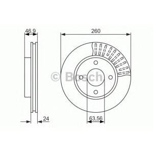 спирачен диск BOSCH 0 986 479 837