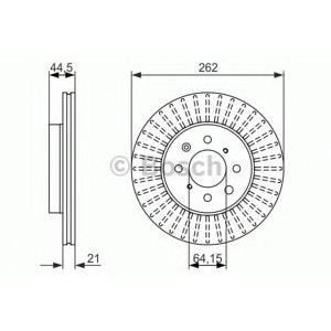 спирачен диск BOSCH 0 986 479 838