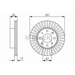 спирачен диск BOSCH 0 986 479 841