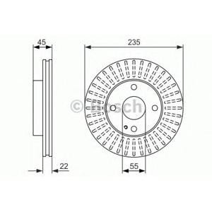спирачен диск BOSCH 0 986 479 842