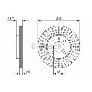 спирачен диск BOSCH 0 986 479 853