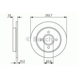 спирачен диск BOSCH 0 986 479 859