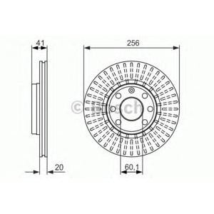 спирачен диск BOSCH 0 986 479 876