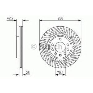 спирачен диск BOSCH 0 986 479 884