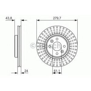 спирачен диск BOSCH 0 986 479 885