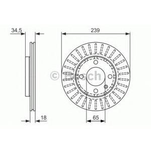 спирачен диск BOSCH 0 986 479 891 