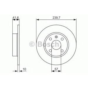 спирачен диск BOSCH 0 986 479 903