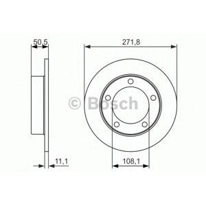 спирачен диск BOSCH 0 986 479 904
