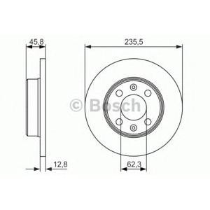 спирачен диск BOSCH 0 986 479 913