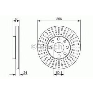 спирачен диск BOSCH 0 986 479 917