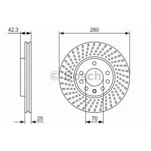 спирачен диск BOSCH 0 986 479 919