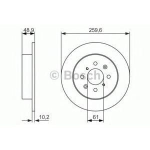 спирачен диск BOSCH 0 986 479 928 