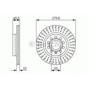 спирачен диск BOSCH 0 986 479 940 