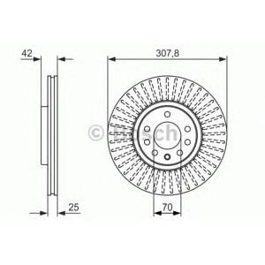 спирачен диск BOSCH 0 986 479 947 