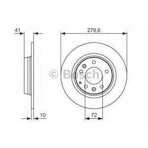 спирачен диск BOSCH 0 986 479 949