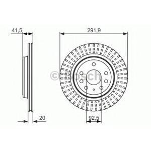 спирачен диск BOSCH 0 986 479 950
