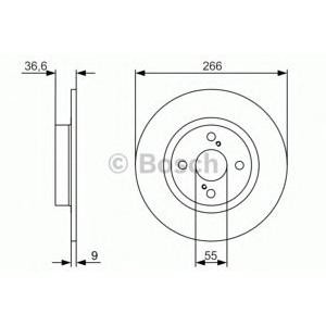 спирачен диск BOSCH 0 986 479 977