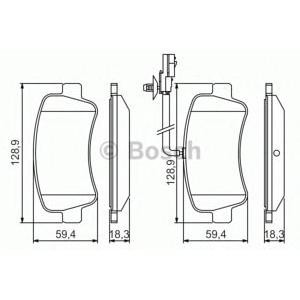 накладки BOSCH 0 986 494 500