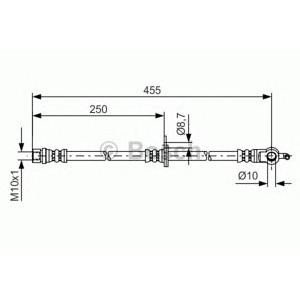спирачен маркуч BOSCH 1 987 481 389 