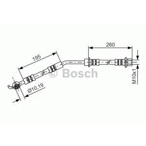 спирачен маркуч BOSCH 1 987 481 408 