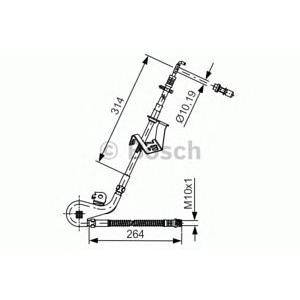 спирачен маркуч BOSCH 1 987 481 428 