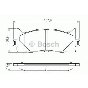 накладки BOSCH 0 986 494 430