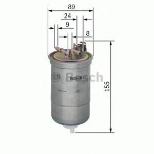 горивен филтър BOSCH 0 450 906 409