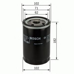 маслен филтър BOSCH 0 451 302 182 
