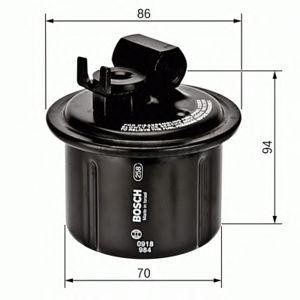 горивен филтър BOSCH 0 986 450 104 